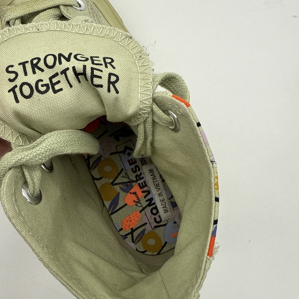 Converse  Chuck 70 High 'We Are Stronger Together' A01730C Women's Shoes US SZ 8 - Picture 14 of 16